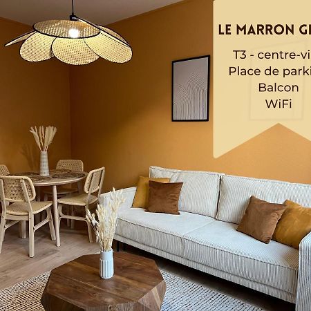 Le Marron Glace - T3 + Parking Montluçon Exteriör bild